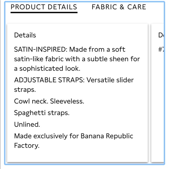 NWT Banana Republic Satin Slip Dress - Picture 7 of 8